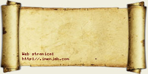 Jana Peričević vizit kartica